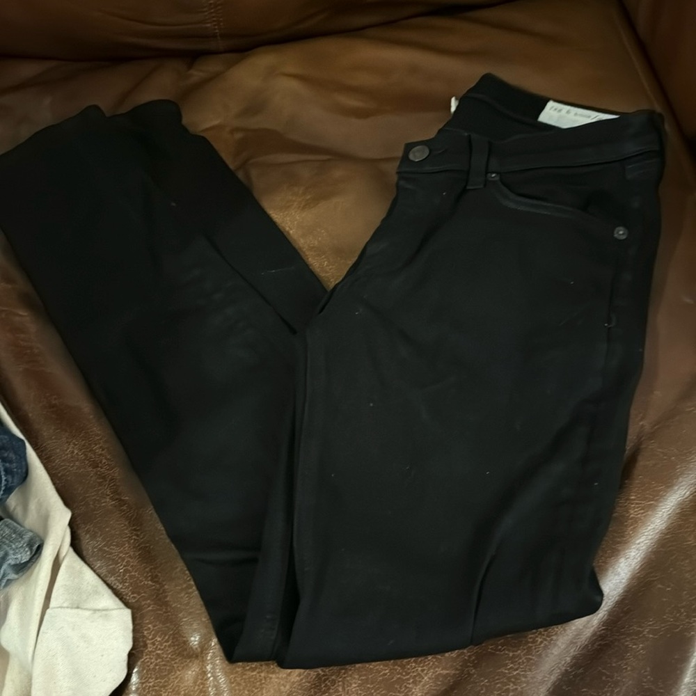 Rag & Bone Black Skinny Jean 29